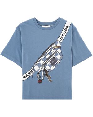 Marc Jacobs T-Shirt Con Stampa Marsupio - Blue