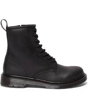 Dr. Martens Serena Mono Combat Boots - Black