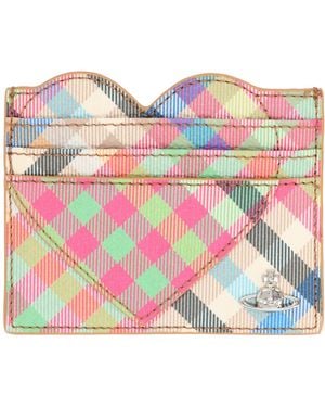 Vivienne Westwood Card Holder "heart" - Pink