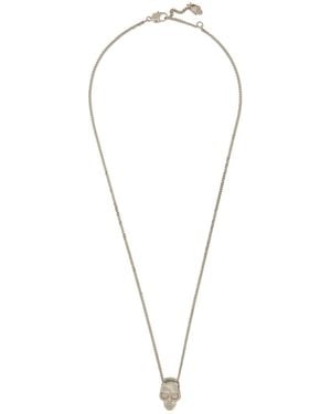 McQueen "Skull" Necklace - White