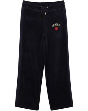 Sonia Rykiel Pants With Logo - Blue