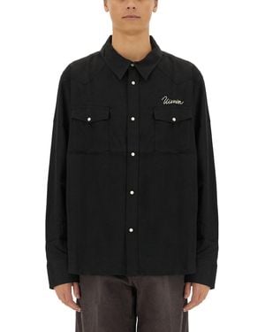Visvim Camicia Con Logo - Nero