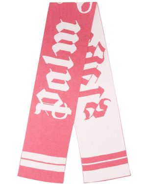 Palm Angels Logo Scarf - Rosso