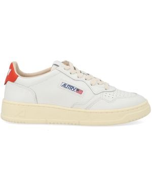 Autry Logo Trainers - White
