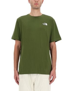 The North Face Logo Crew Neck T-Shirt - Green