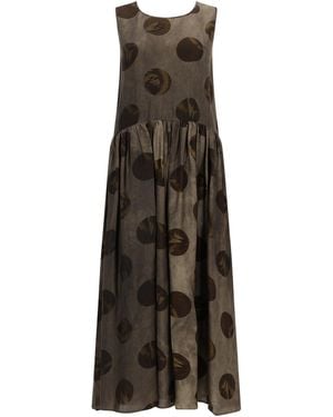Uma Wang Midi Dress Adral - Multicolour