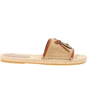 Versace Sandalo Espadrilla "Lola" - Brown