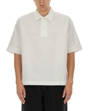 Margaret Howell Cotton Polo - White