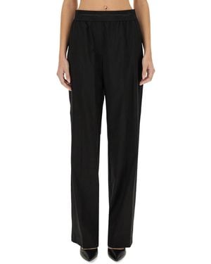 Helmut Lang Straight Leg Pants-Donna - Nero