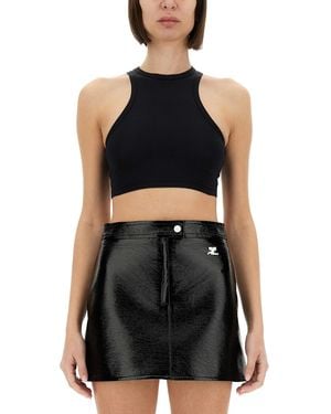 Courreges Crop Top - Nero