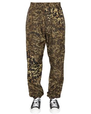 Givenchy 4G Print Relaxed Fit Trousers - Green