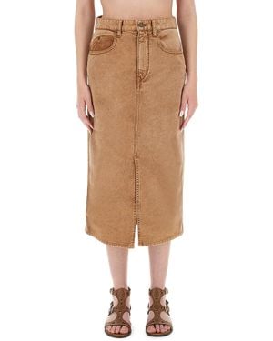 Isabel Marant "Tilauria" Skirt - Natural