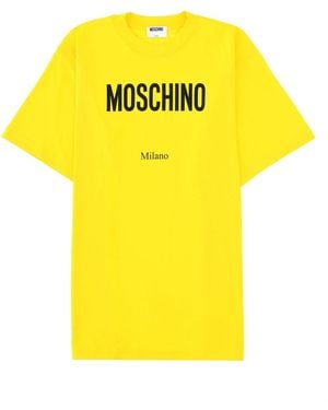 Moschino Crew Neck T-Shirt - Yellow