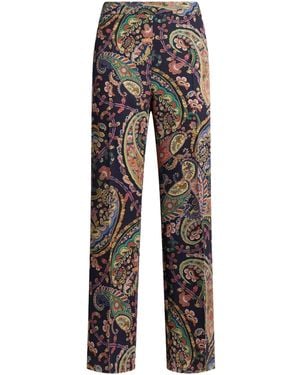 Etro Bootcut Trousers - Grey