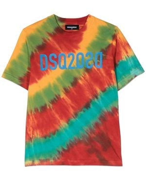 DSquared² Mc Logo T Shirt - Red