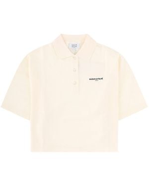 Maison Kitsuné Polo Con Logo - Natural