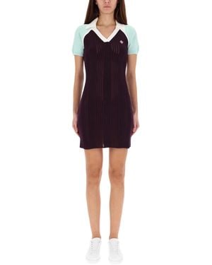 CASABLANCA Fitted Mini Dress - Purple