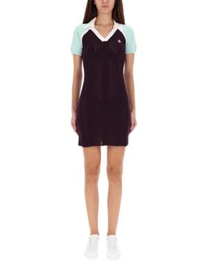 CASABLANCA Fitted Mini Dress - Purple