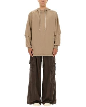Rick Owens "Tommy Hustler" Hoodie - Natural