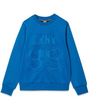 DKNY Felpa Girocollo - Blu