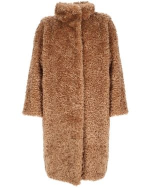 Herno Cappotto Teddy Curly - Brown