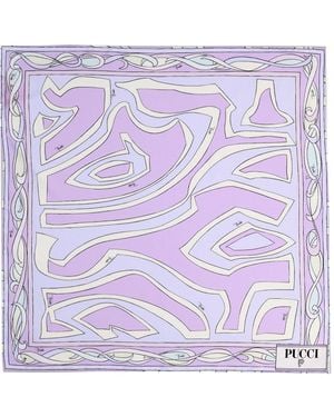 PUCCI Silk Scarf - Purple