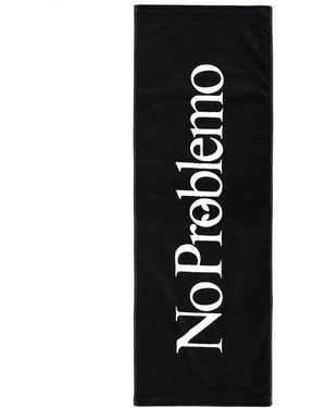 No Problemo Asciugamano Con Logo - Black