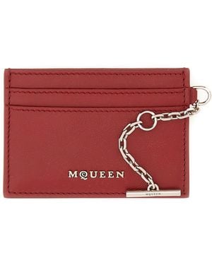 McQueen Sling Card Holder - Red