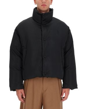 Ami Paris Ami De Coeur" Down Jacket - Black