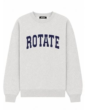 ROTATE BIRGER CHRISTENSEN Felpa Con Logo - White