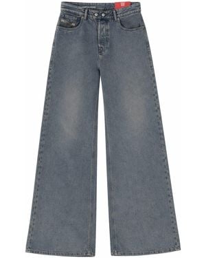 DIESEL Relaxed High Rise Jeans - Blue