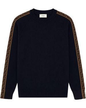 Fendi Harmony Crewneck Sweater - Blue