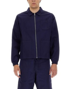 UMBRO X YMC Logo Patch Jacket - Blue