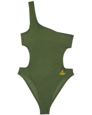 Vivienne Westwood Orb One-Piece Swimsuit - Green