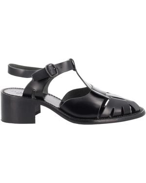 Hereu Sandalo "Pesca" Con Tacco - Black