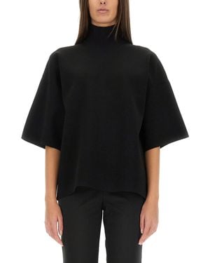 Theory Turtleneck Top - Black