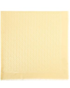 Fendi Scialle "Ff" - Yellow