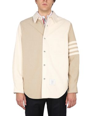 Thom Browne Classic Denim Jacket - Natural