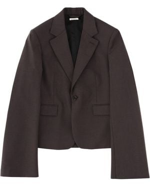 JW Anderson Cropped Trench Jacket - Black