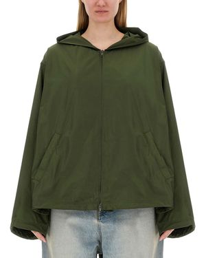 Balenciaga Hooded Jacket Size 2 For - Green