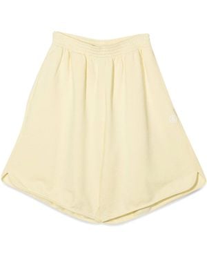 MM6 by Maison Margiela Cotton Shorts - Natural