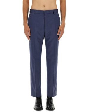 HUGO Flat Front Trousers - Blue