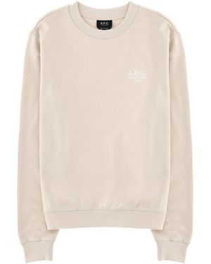 A.P.C. Sweatshirt With Logo - Natural