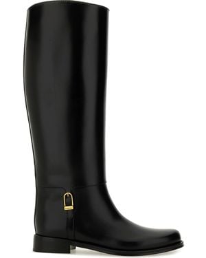 Saint Laurent Boot "Horny" - Black