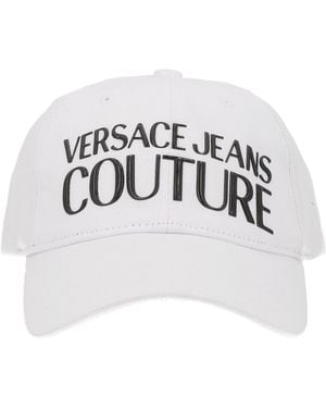 Versace Jeans Couture Cappello Da Baseball Con Logo - White