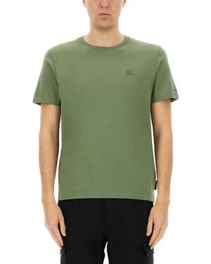 Moose Knuckles Solid Crew Neck T-Shirt - Green