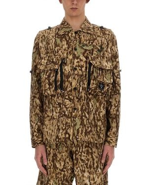 South2 West8 Camouflage Print Jacket - Multicolor