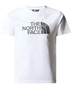 The North Face B'S/S Easy Tee Tnf/Asphalt - White