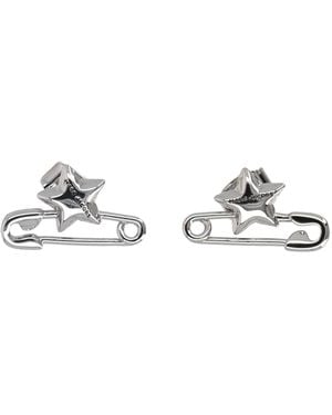 Marc Jacobs Orecchini "Safety Pins" - Metallic