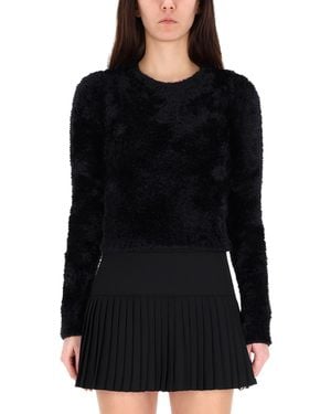 Marine Serre "Wild Fluffy" Jersey - Black